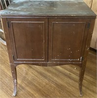 Mahogany Record Cabinet