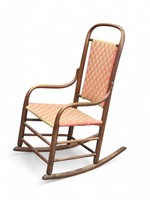 SHAKER-STYLE BENTWOOD ROCKING CHAIR