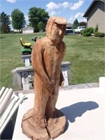 Wooden Chainsaw Carving