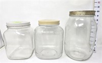 (2) Store Jars & (1) Pickle Jar