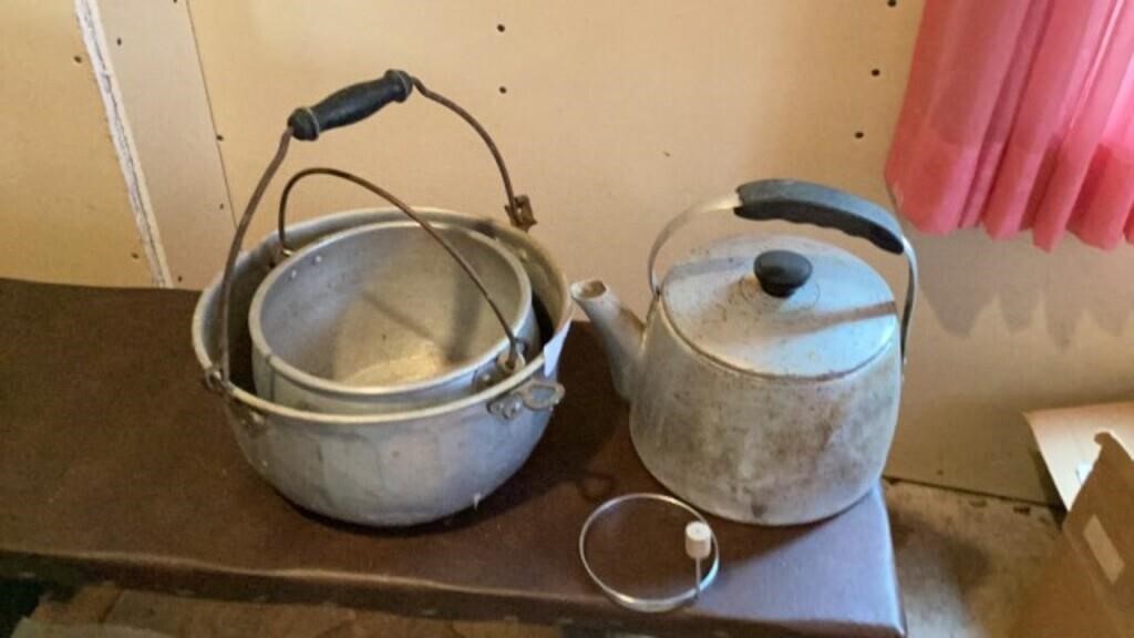 Tea Kettle & 2 Kettles