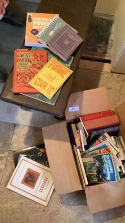 Cookbooks & Misc Books- Box Full