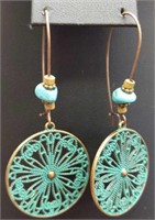 Copper earrings