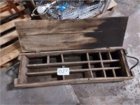 antique tool or nail crate / box