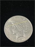 1927-S Silver Peace Dollar EF