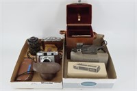 2 Trays of Vintage Cameras