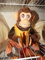 Vintage Clapping monkey toy