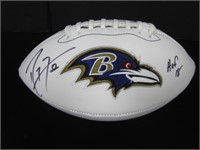 RAY LEWIS SIGNED RAVENS FOOTBALL COA