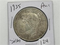 1935 Peace Silver Dollar