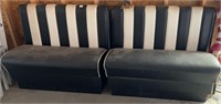 2-44 inch upholstered benches