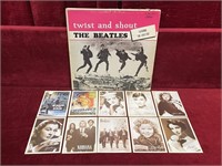 1964 The Beatles Lp & 10 Star Postcards
