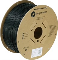 Polymaker 3kg PLA Filament 1.75mm, Black PLA 3D Pr