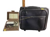Solo carryover luggage,  heathkit transistor