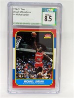 1996-97 Fleer Michael Jordan #4 CSG 8.5