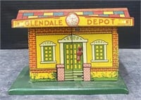 (AF) Vintage 1930's Marx Glendale Depot Train