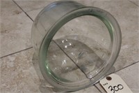 Large Heavy glass container
