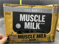 12 14oz bottles muscle milk - go bananas