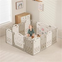 Ifleth Baby Playpen, Foldable Playpen For Babies