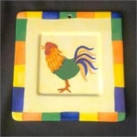 Rooster Wall Tile by Inspirado
