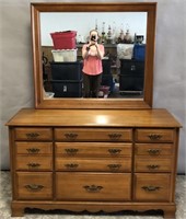 Sumter Cabinet Co. Dresser with Mirror