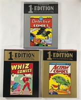 3 Famous 1st Edition Lot Batman Shazam Superman