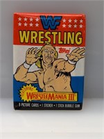 1987 Topps Wrestle Mania III Pack