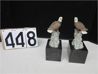 Pair of Eagle Statue Bookends