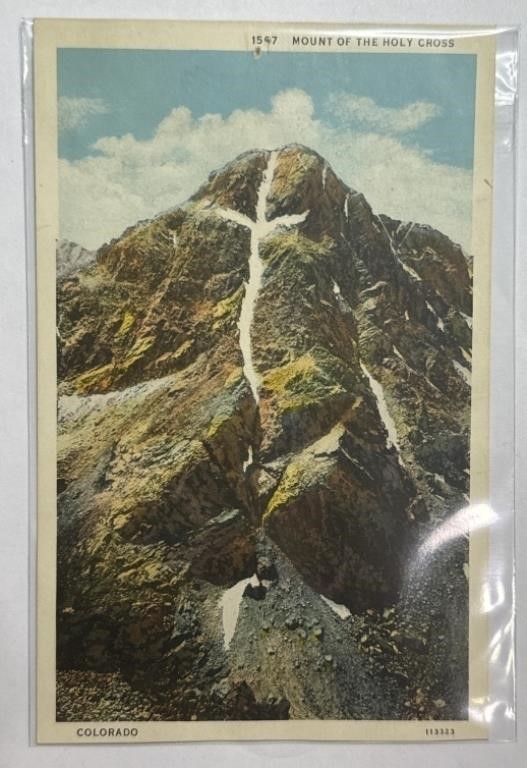 Vintage Mount of the Holy Cross Colorado PPC!