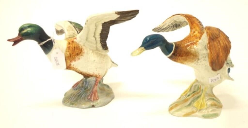 Two Beswick ceramic duck figures