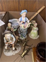 Box of figurines and more