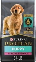 34LB Purina Pro Plan High Protein Puppy Food
