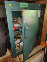 Cabinet & Tire w/ Contents