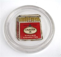 EARLY CRAVEN "A" ADVERTISING ASHTRAY