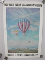 1973 Albuquerque World Balloon Champs Poster