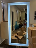 Double Sided Lighted Salon Mirror