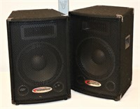 Pair Harbinger HA60 Speakers 10"