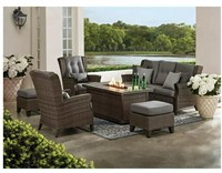 NEW Newcastle 6-Piece Patio Set with Fire Pit