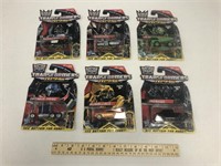 6 NIB Transformers RPMS Cars