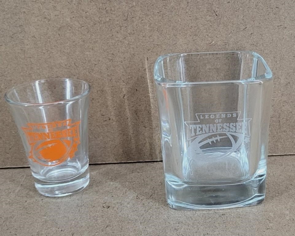 UT Shot Glass & UT  Whiskey Glass