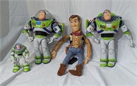 Lot Of 4 Toy Story Characters Toys