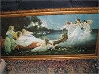 Beautiful, framed Oil on canvas