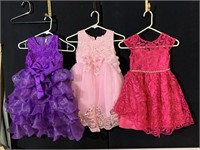 CHILD'S FORMAL DRESSES, RARE EDITIONS SIZE 6,