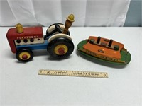 2 Vintage Wooden Kids Toys