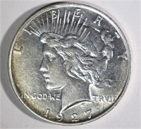 1927-D PEACE DOLLAR CH AU+