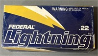 500 rnds Federal Lighting .22LR Ammo