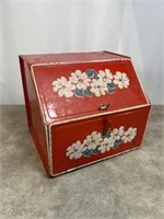 Vintage double decker tin bread box