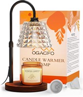 Candle Warmer Lamp with Timer - 2 Bulbs  4 Levels