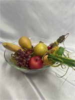 BOWL OF FRUIT AND VEGETABLES 10 INCH BOWL