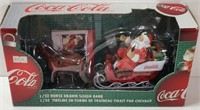 Coca Cola Horse Drawn Sleigh Bank