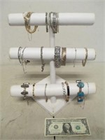 3 Tiered Bracelet/Necklace Jewelry Display w/